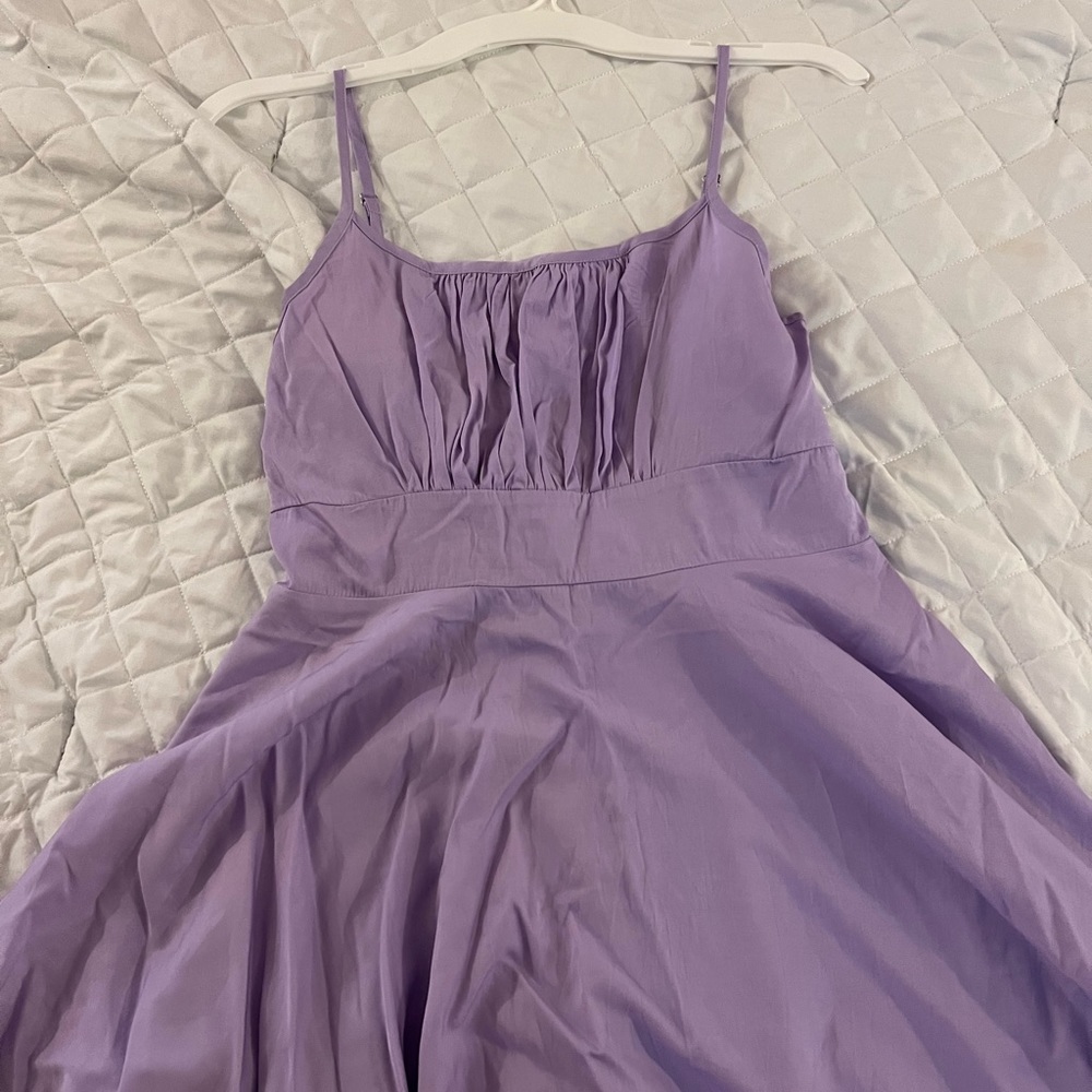 Purple  dress
